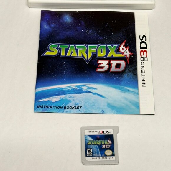 NINTENDO 3DS Star Fox 64 3D Cartridge, Case and Instruction Booklet - Picture 4 of 6